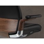 Melns biroja krēsls (Angel Cerdá)