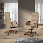 Bēša biroja krēsls (Angel Cerdá)