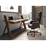 Melns biroja krēsls (Angel Cerdá)