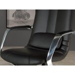 Melns biroja krēsls (Angel Cerdá)