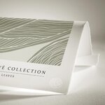Framed digital print leaves (incado) 53x73 with imperfections.