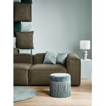 Zaļš liels moduļu dīvāns ar ottoman (Lennon) neskarts