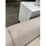 Beige modular corner sofa (melva) 319cm with beauty defect