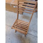 Acacia wood bistro set with fiji small imperfections