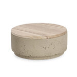 Greyish-Brown Candle with Lid (Christina) 19X8