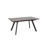 Melns izvelkams galds (jarkko) 160-240x90