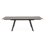 Melns izvelkams galds (jarkko) 160-240x90