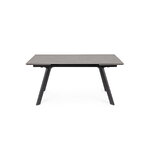 Melns izvelkams galds (jarkko) 160-240x90