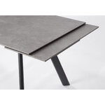 Melns izvelkams galds (jarkko) 160-240x90