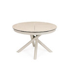 Beige Extendable Dining Table (Adea) D120-160