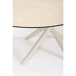 Beige Extendable Dining Table (Adea) D120-160