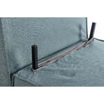 Zila atpūtas krēsla gulta (Koltons)