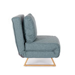 Zila atpūtas krēsla gulta (Koltons)