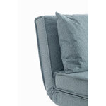 Zila atpūtas krēsla gulta (Koltons)