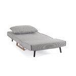 Pelēka atpūtas krēsla gulta (Colton)