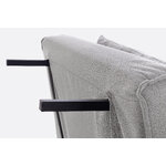 Pelēka atpūtas krēsla gulta (Colton)