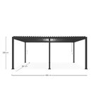 Pergola Ocean Charc (Bizzotto) 3.6x6m