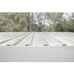 Pergola ocean white (bizzotto) 3.6x7.2m