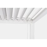 Pergola ocean white (bizzotto) 3.6x7.2m