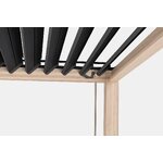 Pergola Ocean Natural-Charc (Bizzotto) 3.6x3.6m