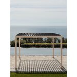 Pergola Ocean Natural-Charc (Bizzotto)  3x4m
