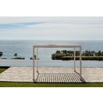 Pergola Ocean Rustic-White (Bizzotto) 3.6x3.6m