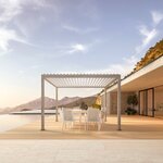 Pergola Ocean Rustic-White (Bizzotto) 3.6x3.6m
