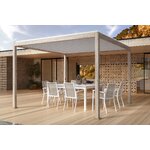 Pergola Ocean Rustic-White (Bizzotto) 3.6x3.6m