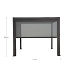 Pergola Ekraan Ocean Charc (Bizzotto) 3m