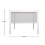 Ekraan Ocean White (Bizzotto) 3m