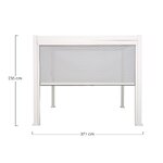 Pergola Külje Ekraan Ocean Wh Pull Down (Bizzotto) 4m