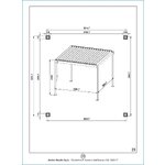 Pergola garda (bizzotto) 3x3m