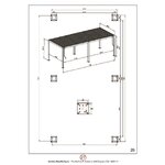 Pergola Ocean Silk (Bizzotto) 3.6x7.2m