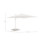 Päikesevari Vega White (Bizzotto) 3x3