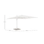 Päikesevari Vega White (Bizzotto) 3x4