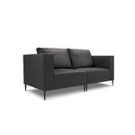 Garden sofa (fiji) calme jardin black, vinyl, black metal