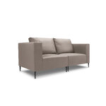 Garden sofa (fiji) calme jardin beige, vinyl, black metal