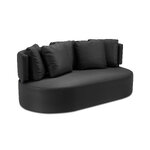 Garden sofa (barts) calme jardin black, vinyl