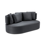 Garden sofa (barts) calme jardin dark gray, vinyl