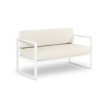 Garden furniture set (nicea) calme jardin beige, structured fabric, white1