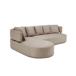 Vää sofa (barts) calme jardin beige, vinyl, without legs, left