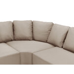 Outdoor sofa (barts) calme jardin beige, vinyl, without legs, left