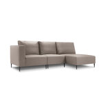 Sofa (fiji) calme jardin beige, vinyl, black metal, better