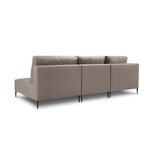 Sofa (fiji) calme jardin beige, vinyl, black metal, better