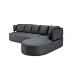 State sofa (barts) calme jardin dark grey, vinyl, without legs, better