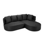 Outdoor sofa (barts) calme jardin black, vinyl, without legs, better