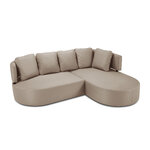 Outdoor sofa (barts) calme jardin beige, vinyl, without legs, better