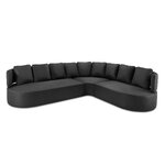 Outdoor sofa (barts) calme jardin black, vinyl, without legs, better