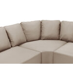 Outdoor sofa (barts) calme jardin beige, vinyl, without legs, better