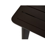 Garden table &#39;wakaya&#39; dark brown, 77x116x218